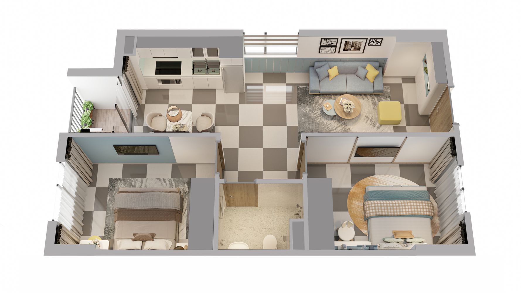 thiết kế căn hộ phenikaa tower hòa lạc